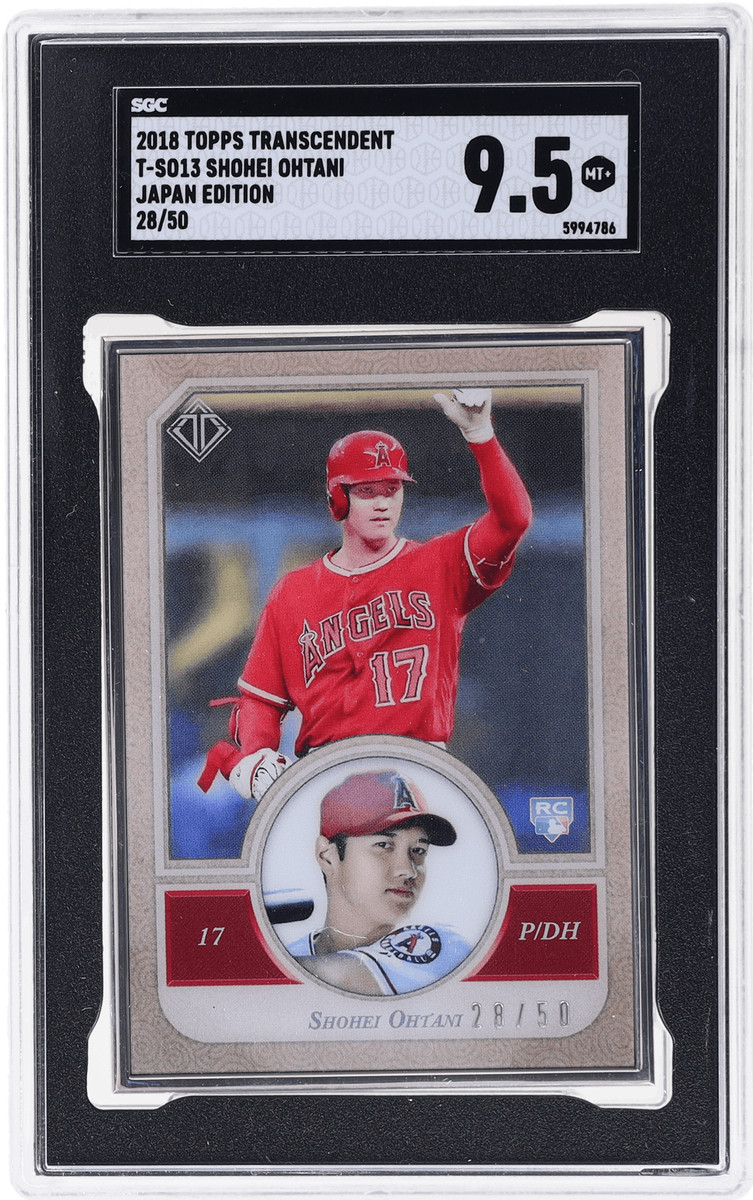 Shohei Ohtani Grade 9.5 Baseball Sports Trading Cards