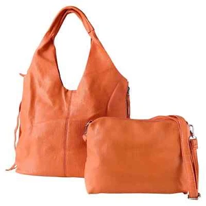 Women 2 in 1 Soft Leather Hobo Shoulder Bag Set with Matching Crossbody YGC-2407 - Picture 1 of 18