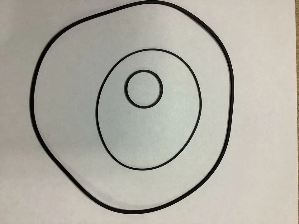 Philips N2507 N-2507 Cassette Player Belt Kit, 2 Belts, Capstan & FF/RW Belts - Image 1 of 1