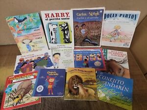 Lot of 10 Spanish Espanol Learn to Read Child Kids Picture ESL Book MIX UNSORTED