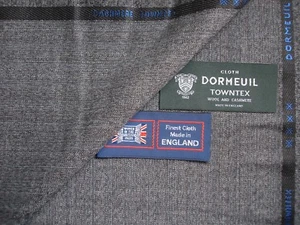 DORMEUIL 95% WOOL + 5% CASHMERE SUITING FABRIC “CASHMERE TOWNTX” - 3.4 m. - Picture 1 of 12