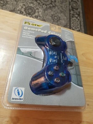 SONY PLAYSTATION 1 CONTROLLER NIP 2001 NOS GENERIC INTERACT PERFORMANCE CORDED. - Image 1 of 3