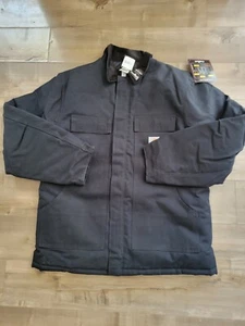 NEW Carhartt C03 BLK Duck Arctic Coat 46 Tall Quilt Lined Black - Picture 1 of 6