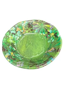 TAG Botanica Green Floral Melamine Bowls Set of 4 G17722 Brand New in Package - Picture 1 of 4