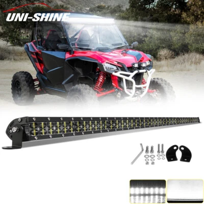 Barra de luz LED de 42" combo de inundación puntual + cable apto para Pioneer 1000 500 Talon UTV Foto 1 de 4