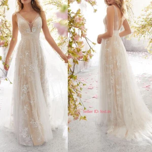 Damen formelle Hochzeit Brautjungfer Abend Party Ball Abschlussballkleid Cocktail langes Kleid - Bild 1 von 8
