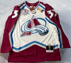 MITCHELL & NESS COLORADO AVALANCHE M PATRICK ROY BLUE LINE JERSEY $200 RETAIL - Picture 1 of 7