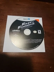 Wii U Fast& Furious: Showdown (Nintendo Wii U, 2013) Disc Only Tested Working - Picture 1 of 2