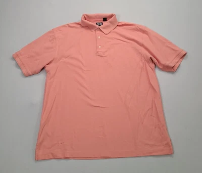 Camisa Polo Ping Para Hombre Grande PInk Informal Comodidad Exterior Foto 1 de 4