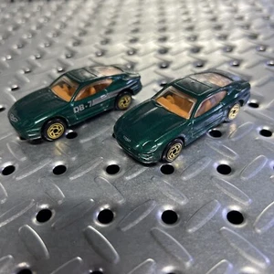 Matchbox Aston Martin DB-7 #059 MBX '94 Super Fast Green Mint Set - Picture 1 of 12