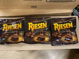 Lot of (3) Riesen Chewy Chocolate Caramel Bags 2.65oz Candies Dark 44% Cacao - Picture 1 of 1