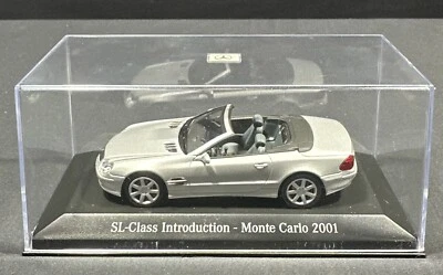 MINICHAMPS MERCEDES BENZ SL-CLASS MONTE CARLO 2001 DIECAST 1:43 Silver - Image 1 of 4