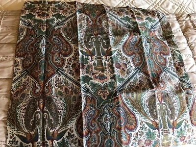 New Pottery Barn Stonington Paisley Euro Sham Birds Floral NWT - Image 1 of 4