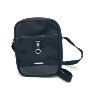 SAINT LAURENT PARIS Logo plate Crossbody Shoulder Bag Black/SilverHardware - Picture 1 of 20