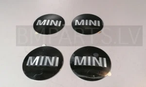 4x NEW GENUINE MINI R50 R53 R56 R55 R52 MINI PLAQUE WITH ADHESIVE FILM 6758687 - Picture 1 of 11