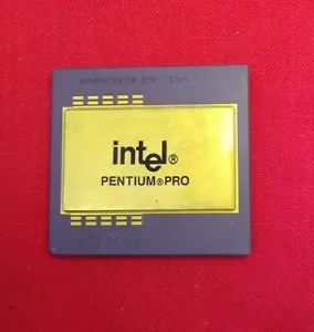 Intel Pentium Pro 150 MHZ SY011 256K KB80521EX150 ✅ MUY, MUY RARO De colección - Imagen 1 de 2