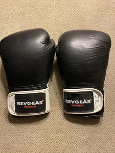 Mens Black Revgear Boxing glove 14oz premium Gloves - Picture 1 of 2