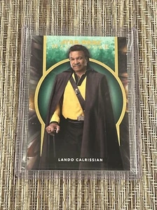 2022 Topps Star Wars Masterwork Lando Calrissian #20 Green Parallel 92/99 - Picture 1 of 3