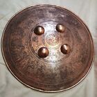 Handmade Engraved Mughal Warrior Rajashthani Dhal Buckler War Shield Antique Eng