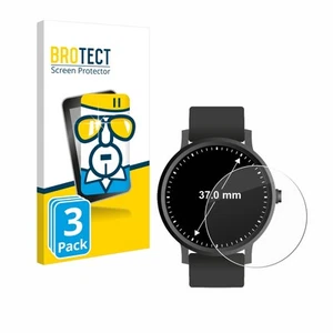 3x Schutzglas Panzer für Armbanduhren (Kreisrund, ø: 37 mm) 9H Echt Glas - Zdjęcie 1 z 7