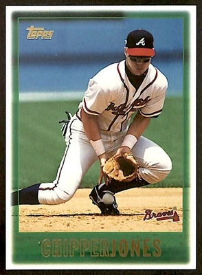 1997 年 Topps #276 Chipper Jones 亚特兰大勇士队 — 第 1/2 张图片