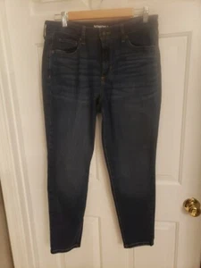 Jeans da donna curvy Sonoma taglia 12S gamba dritta elasticizzati 5 tasche - Foto 1 di 18