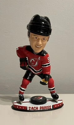 ZACH PARISE NEW JERSEY DEVILS PUCK BASE BOBBLEHEAD • VERY RARE - Image 1 of 4