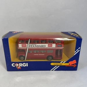 Corgi 1/43 London Bus Transport London Standard Advertising Red NIB C469/1 1986 - Picture 1 of 7