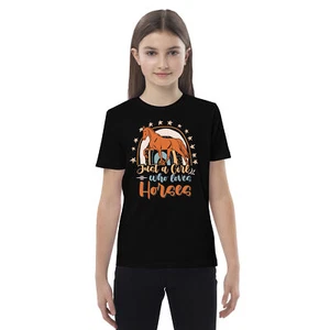great way to show that you loves horses Organic cotton kids t-shirt - Picture 1 of 21