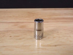 Craftsman 1/4" Antrieb 9/32" flache Steckschlüssel 6pt SAE Zoll USA -G- Stempel 43494 - Bild 1 von 4