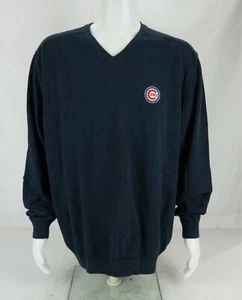 Cutter & Buck MLB Chicago Cubs Logo Sweater Navy Blue Men's XL - NWT - Picture 1 of 6