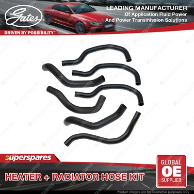 Gates Heater + Radiator Hose Kit for Toyota Hilux LN147 172 192 3.0L 1997-2005 - image 1 of 2