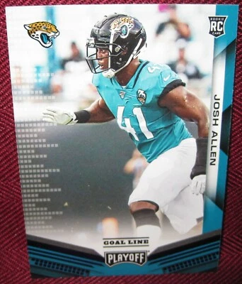 2019 PANINI PLAYOFF GOAL LINE #266 JOSH ALLEN RC - Image 1 of 2