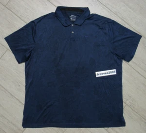 Nike Dry ADV Jacquard Floral Print Golf Polo Sz XL - AV4176 492 - Picture 1 of 4