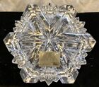 Mikasa Crystal West Germany “Nature’s Song” Snowflake Shaped Covered Trinket Box