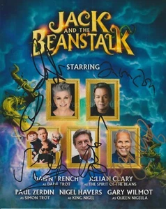 Dawn French Julian Clary Nigel Havers Gary Wilmot Zerdin Hand Signed 8x10 Photo - Picture 1 of 6