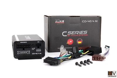 AUDIO SYSTEM CO-40.4M 4-Kanal mini Verstärker 4x60 Watt 2Ω AUX W210 W124 ab 1993 - Bild 1 von 4