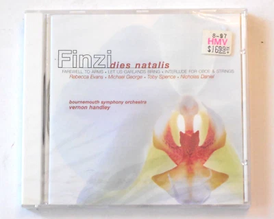 New Sealed Dies Natalis by Finzi / Handley / Bournemouth Symphony Orchestra CD Foto 1 de 2