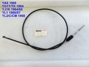 Yamaha YA6 YG1 YJ1 YL1 YL2 Front Brake Cable NOS Genuine BRAKE WIRE 109-26341-10 - Picture 1 of 10