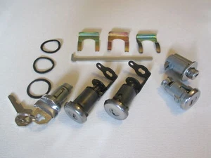 60 CHEV IGNITION DOOR GLOVE BOX BOOT LOCK SET NEW 1960 IMPALA TRUNK BELAIR - Picture 1 of 1