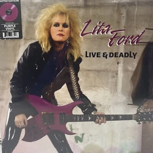 Lita Ford – Live & Deadly LP 2022 SEALED Purple Vinyl Deadline CLP1856 Hard Rock - Picture 1 of 9