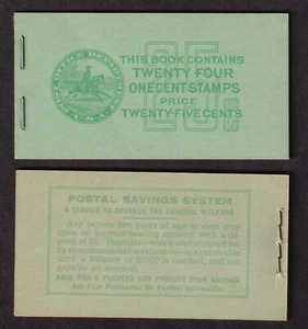 1939 Washington 1c BK86 booklet (4 1c 804b panes 2.5 mm gutters) mint complete - Picture 1 of 1