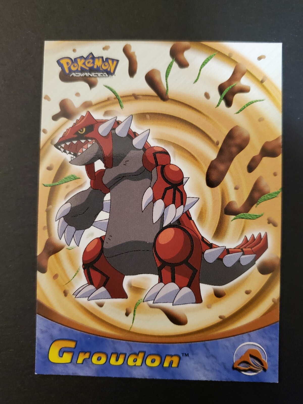 2003 Topps Pokemon Advanced - Groudon #36 LP Red Logo