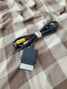 Genuine Official OEM Microsoft XBOX 360 S Slim Composite AV Audio Video Cable!!! - Picture 1 of 3