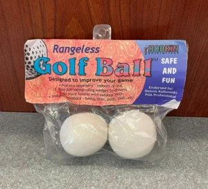 Hodkin Rangeless Practice Soft Golf Ball 2 Pack - Dennis Kalkowski Indoor Outdoo - Picture 1 of 4