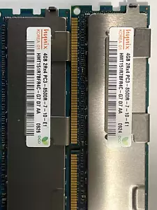 A-Tech 8GB 2x 4GB 2Rx4 PC3-8500R DDR3 1066MHz ECC RDIMM REG Server Memory RAM 8G - Picture 1 of 3