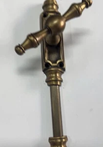 Arm CREMONE solid Rustic hand made brass Heavy French turn Bolt large style 110” - Picture 1 of 16