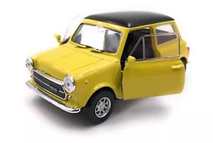 Mini Cooper 1300 modellino auto scala 1:34-39 giallo - Foto 1 di 3