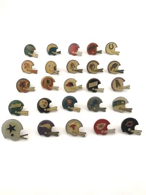 Vintage 80's NFL Football Helmet Lapel Pin & More... You Pick. - Image 1 of 2