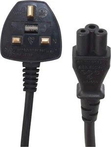 Águila Negro 2M Trébol Hoja a 3 Pin Enchufe Reino Unido 2.5A - Imagen 1 de 3